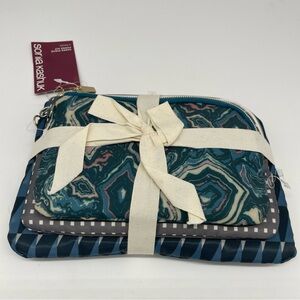 NEW Sonia Kashuk Three Piece Purse Kit Organizers Cosmetic Bag Set